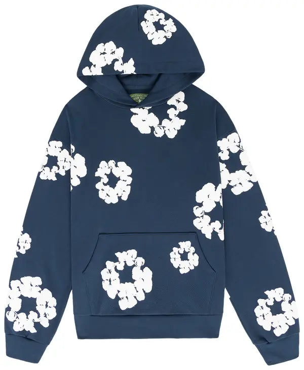 Denim Tears The Cotton Wreath Sweatshirt 'Navy