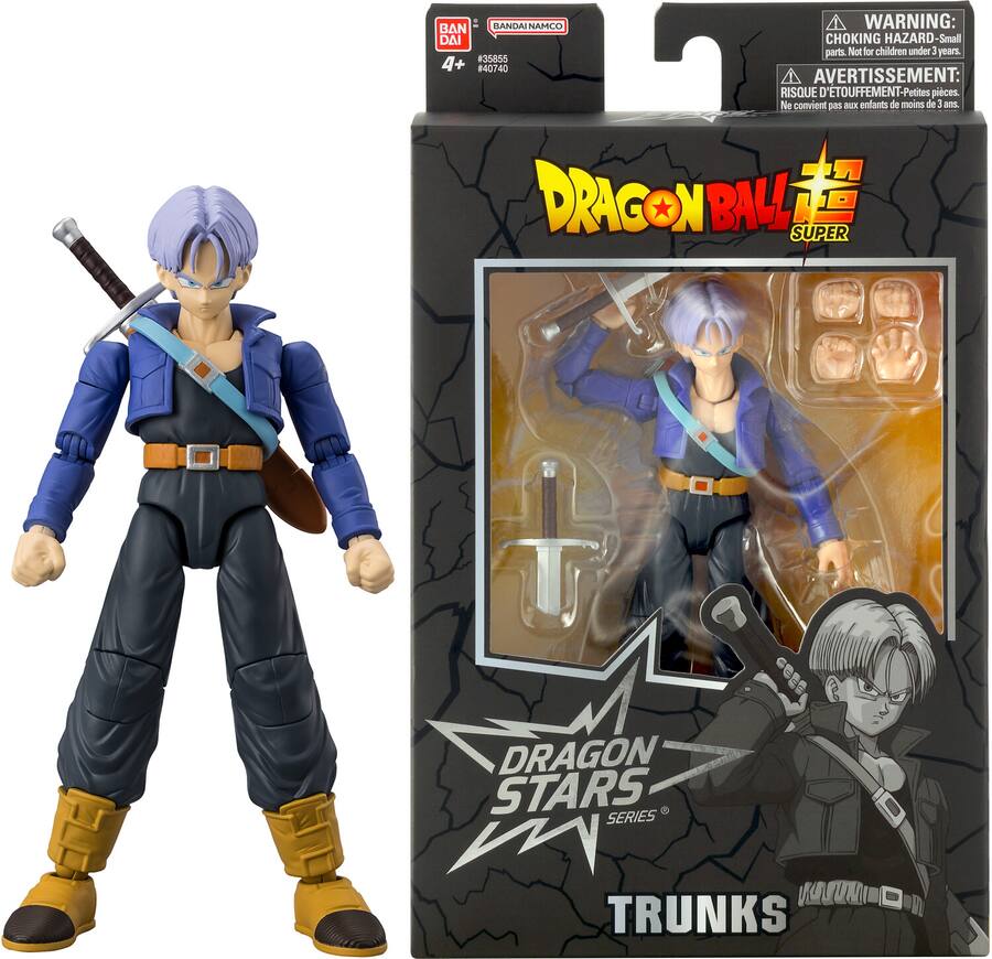 Bandai - Dragon Ball Z - Dragon Stars - Future Trunks Action Figure - COLLECTIBLES - Multicolor