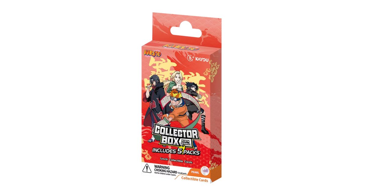 Naruto Smriti Collectible Cards: Earth Scroll Collector Box (002-NA) - 5-Packs