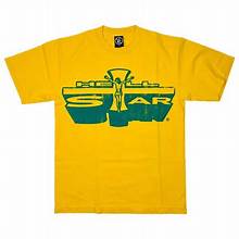 Hellstar Studios Jesus Emblem Tee Yellow Gold