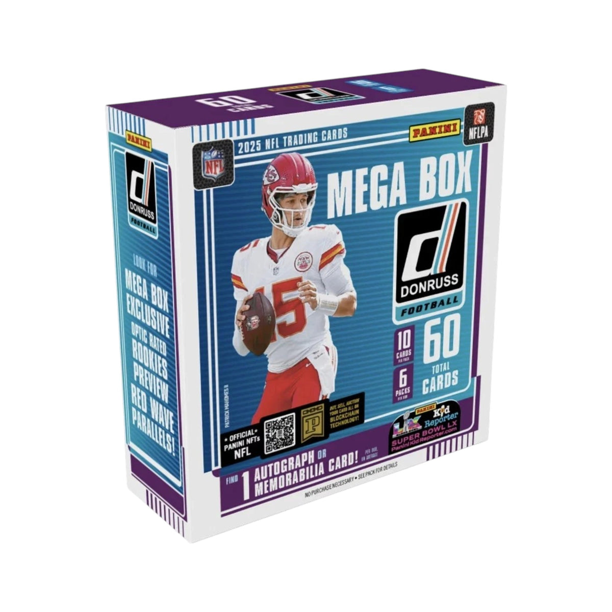 2025 Panini Donruss Football Trading Cards Mega Box