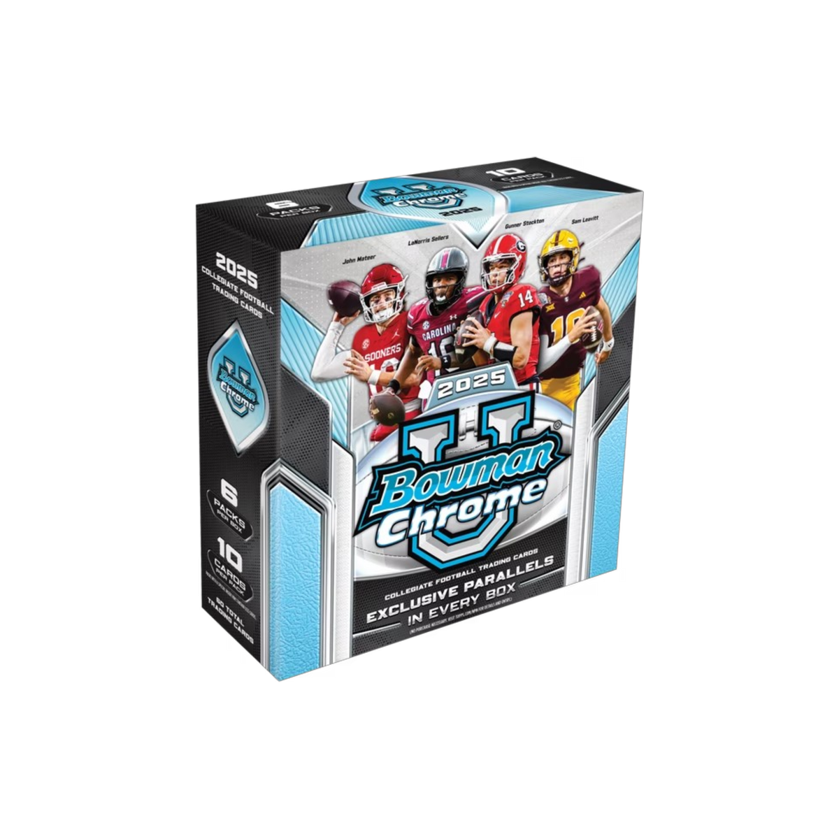 2025 Topps NFL Bowman Chrome University Football Mega Box