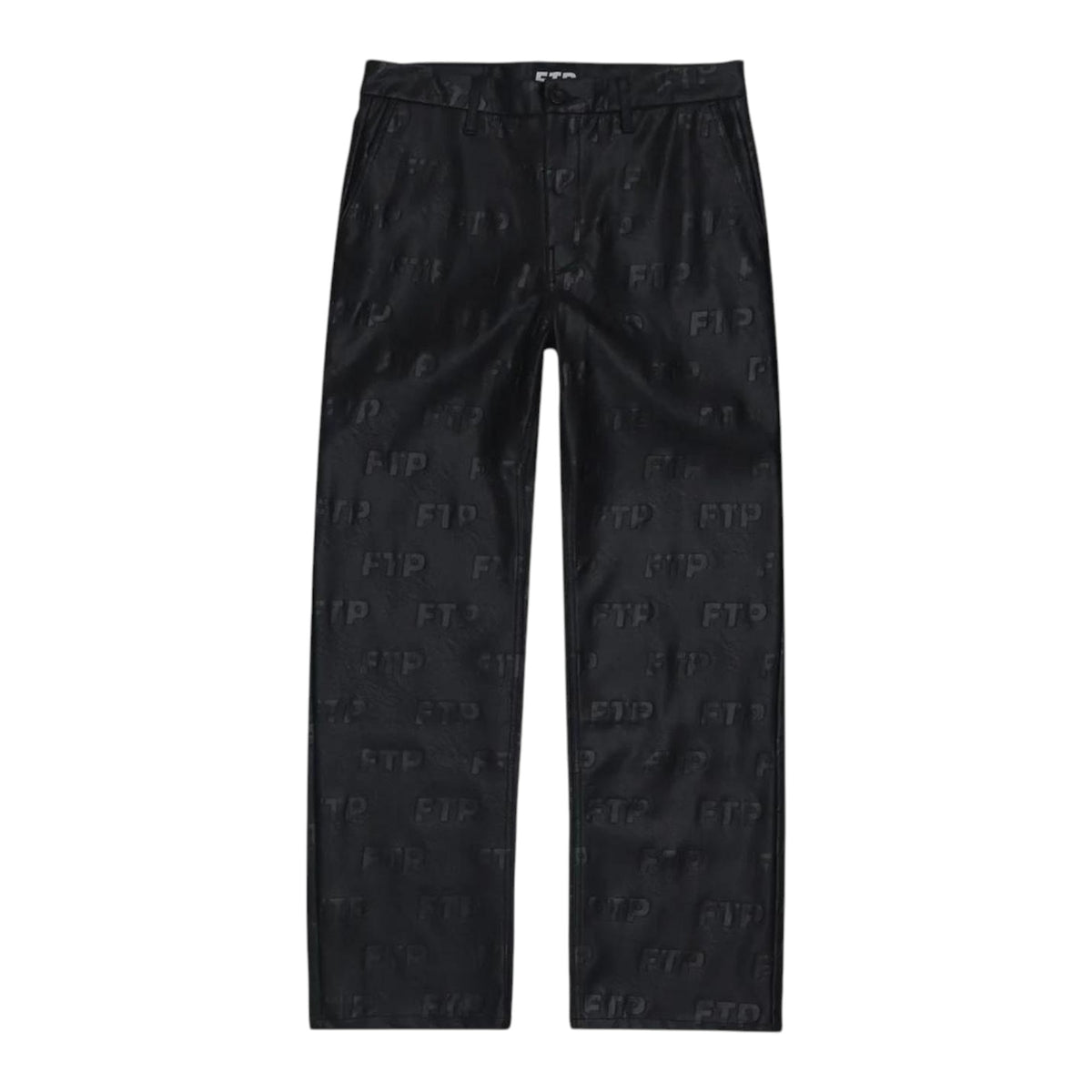FTP Leather Faux Pants 'Black'