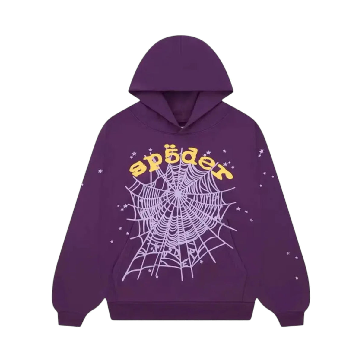 Sp5der Star OG Web V2 Hoodie 'Purple'