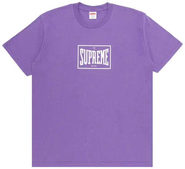 Supreme Warm Up Tee 'Purple'