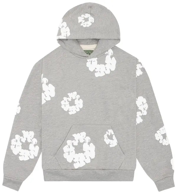 Denim Tears The Cotton Wreath Hoodie 'Grey'