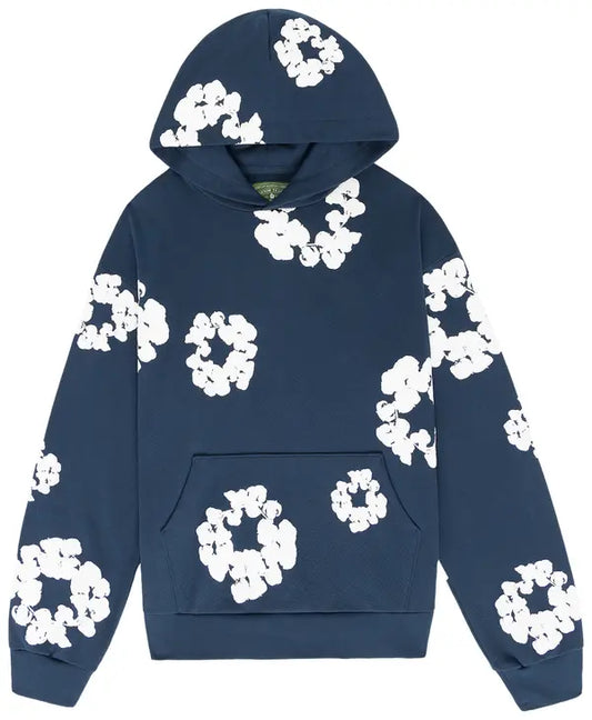 Denim Tears The Cotton Wreath Sweatshirt 'Navy