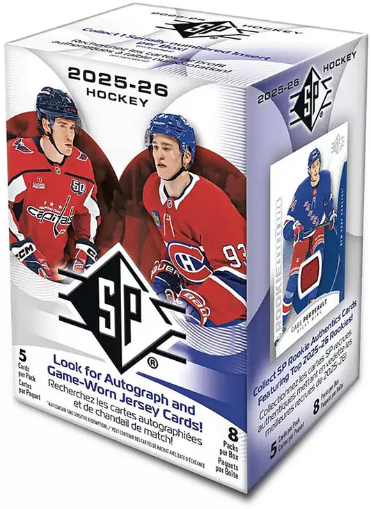 2025-26 Upper Deck SP Hockey Trading Card Blaster Box