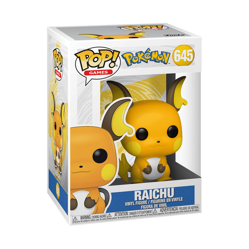 Funko Pop! Vinyl: Pokémon - Raichu - Pokemon Center (Exclusive) #645