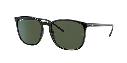 Ray Ban Sunglasses Black/Green