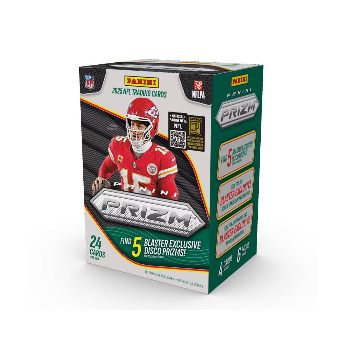 2025 Panini NFL Prizm Football Trading Card Blaster Box