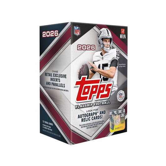 2026 Topps NFL Flagship Football Trading Card Value Box