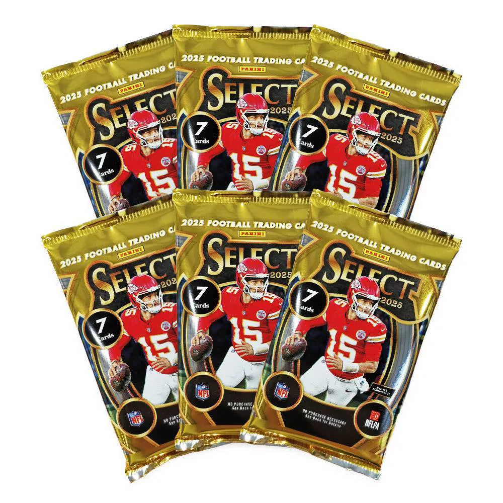 2025 Panini NFL Select Football Trading Card Mega Box