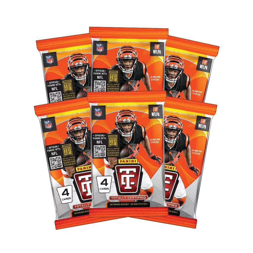 2024 Panini NFL Totally Certified Football Trading Card Blaster Box