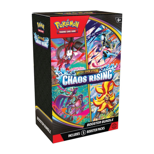 Pokémon Mega Evolution: Chaos Rising Booster Bundle (6 Packs)