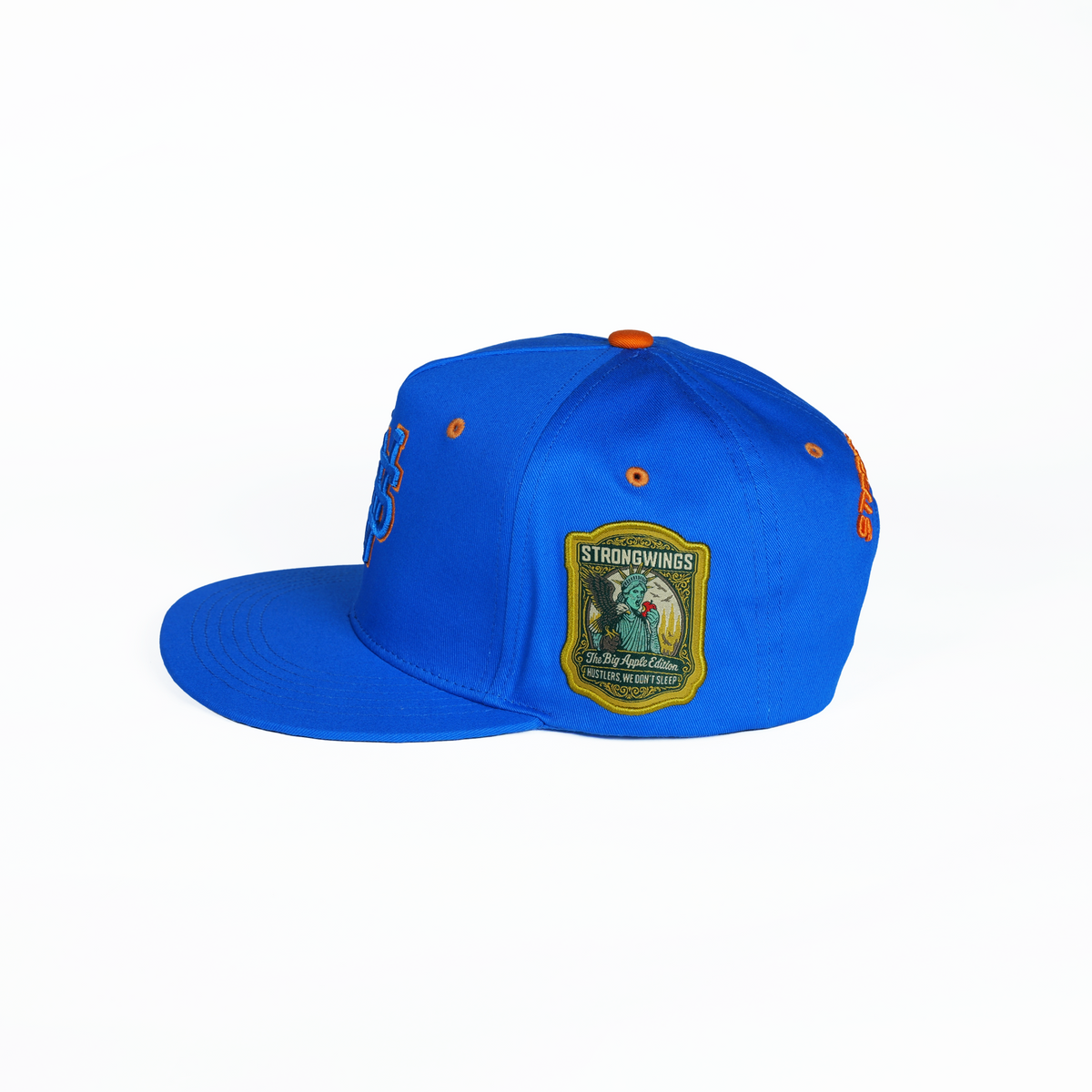 New York Knicks Inspired “SW” Flat Visor – The Big Apple Edition