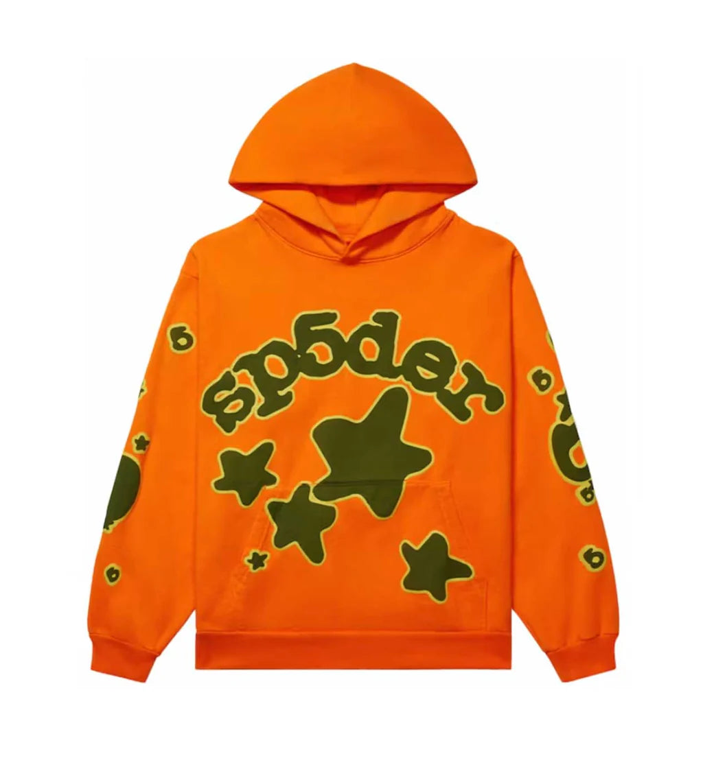 Sp5der Beluga Hoodie 'Orange'