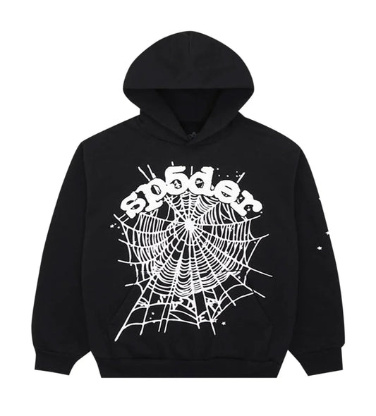 Sp5der OG Web Hoodie 'Black'