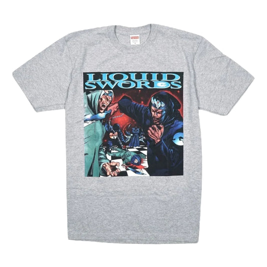 Supreme Liquid Swords T Shirt Grey