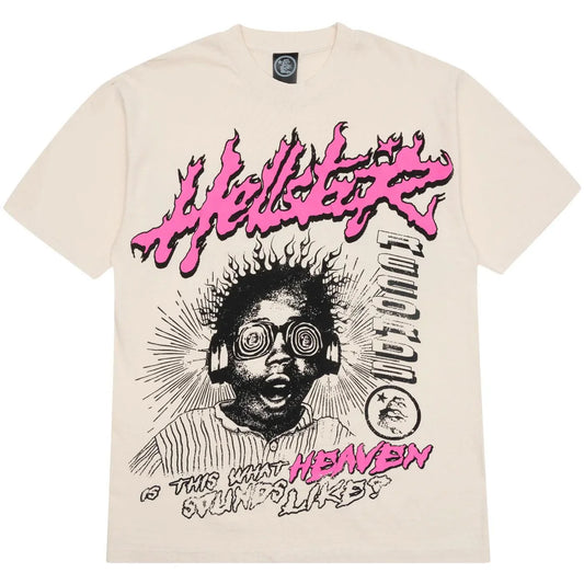 Hellstar Heaven Sounds Tee 'Cream'