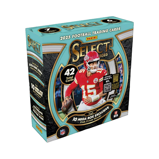 2025 Panini NFL Select Football Trading Card Mega Box