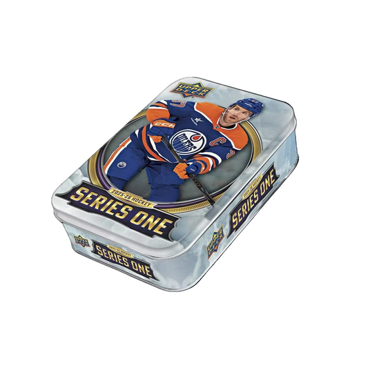 2025-26 Upper Deck NHL Series One Hockey Trading Card Tin