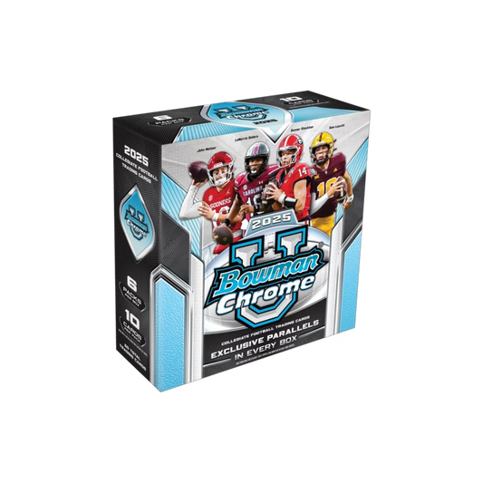 2025 Topps NFL Bowman Chrome University Football Mega Box