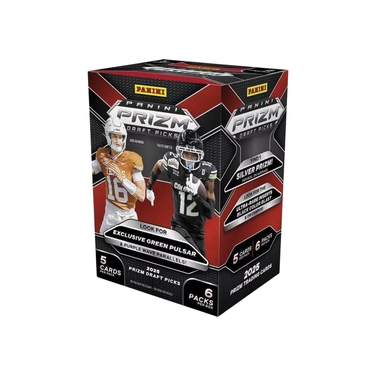 2025 Panini Prizm Draft Picks College Football Blaster Box