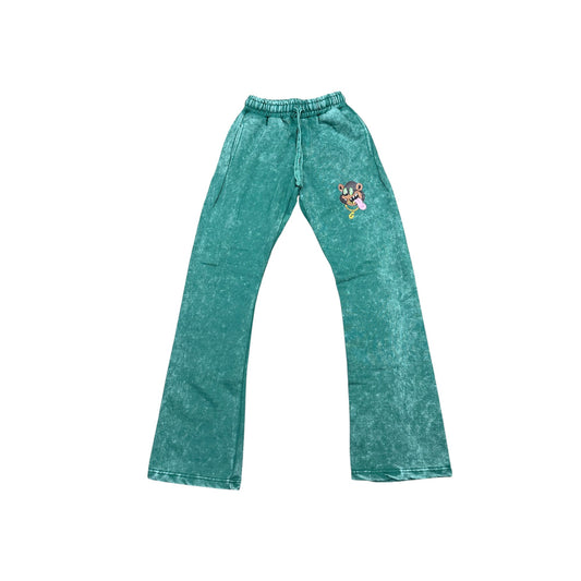 Gassinton Bear Sweatpants 'Emerald Green'