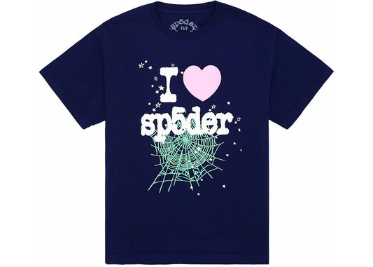 Sp5der Souvenir Tee 'Navy'